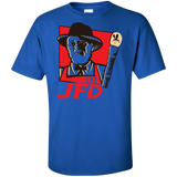 T-Shirts Royal / XLT Jurassic Fried Dinosaur Tall T-Shirt