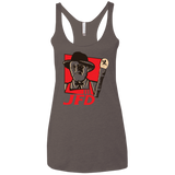 T-Shirts Macchiato / X-Small Jurassic Fried Dinosaur Women's Triblend Racerback Tank