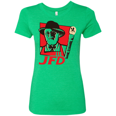 T-Shirts Envy / S Jurassic Fried Dinosaur Women's Triblend T-Shirt