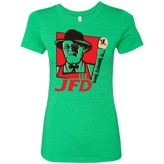 T-Shirts Envy / S Jurassic Fried Dinosaur Women's Triblend T-Shirt