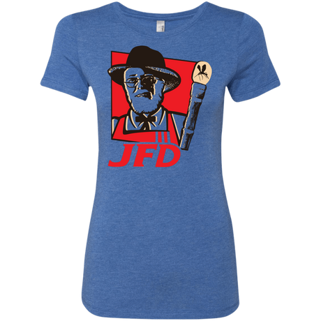 T-Shirts Vintage Royal / S Jurassic Fried Dinosaur Women's Triblend T-Shirt