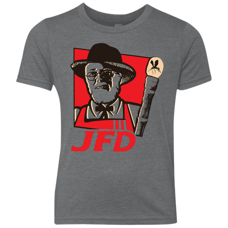 T-Shirts Premium Heather / YXS Jurassic Fried Dinosaur Youth Triblend T-Shirt