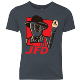 T-Shirts Vintage Navy / YXS Jurassic Fried Dinosaur Youth Triblend T-Shirt