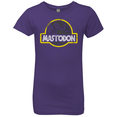 T-Shirts Purple Rush / YXS Jurassic Power Black Girls Premium T-Shirt