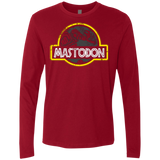 T-Shirts Cardinal / Small Jurassic Power Black Men's Premium Long Sleeve