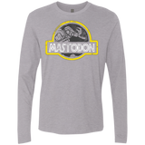 T-Shirts Heather Grey / Small Jurassic Power Black Men's Premium Long Sleeve