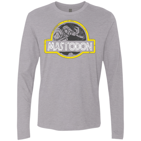 T-Shirts Heather Grey / Small Jurassic Power Black Men's Premium Long Sleeve