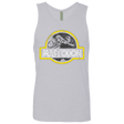 T-Shirts Heather Grey / Small Jurassic Power Black Men's Premium Tank Top