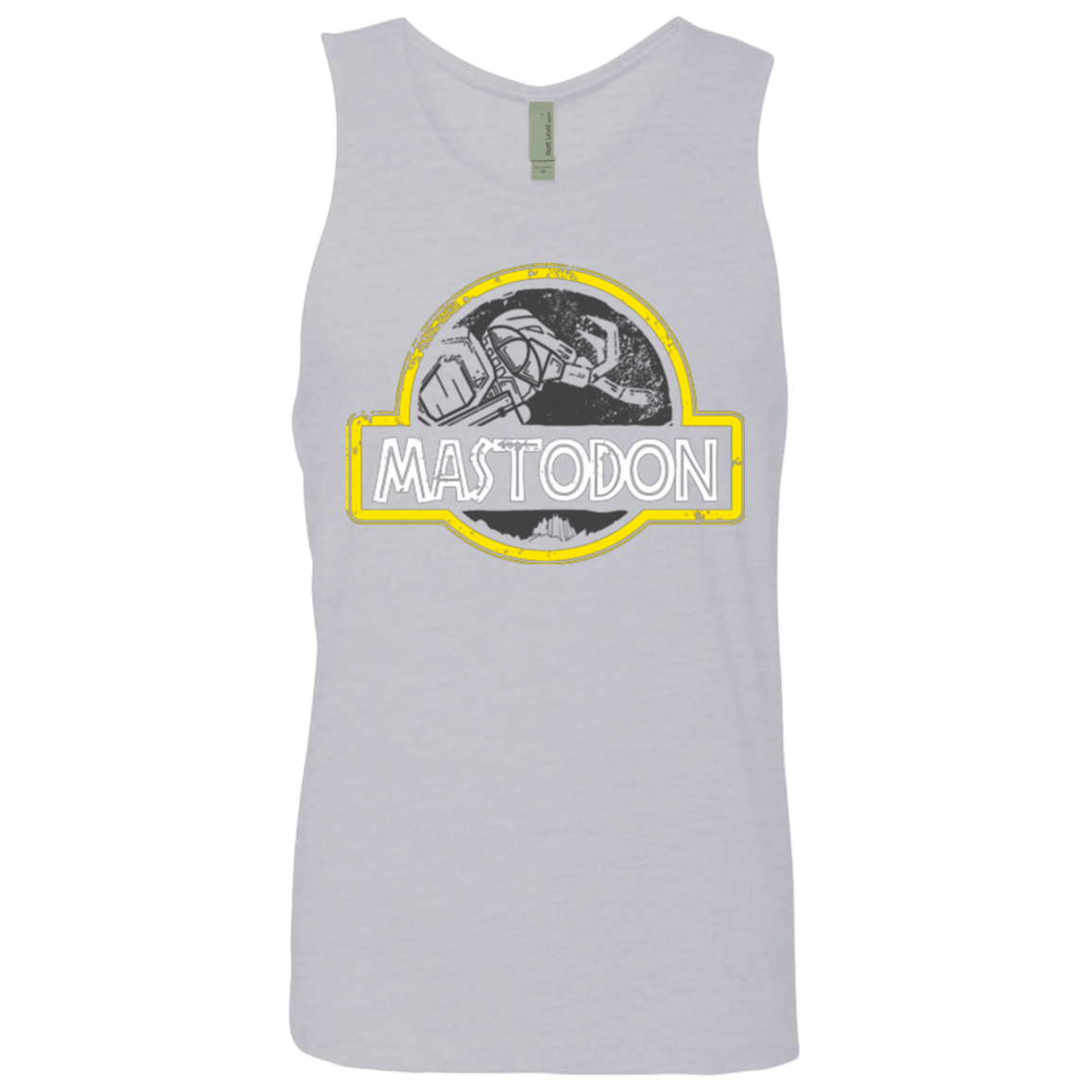 T-Shirts Heather Grey / Small Jurassic Power Black Men's Premium Tank Top