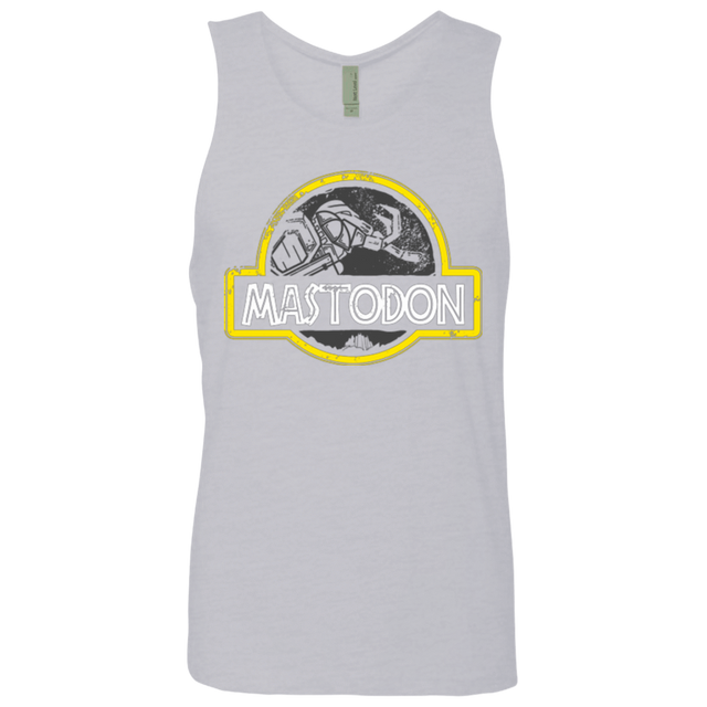 T-Shirts Heather Grey / Small Jurassic Power Black Men's Premium Tank Top