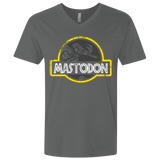 T-Shirts Heavy Metal / X-Small Jurassic Power Black Men's Premium V-Neck