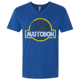 T-Shirts Royal / X-Small Jurassic Power Black Men's Premium V-Neck