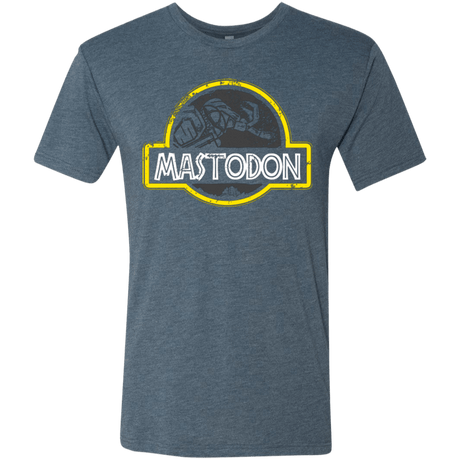 T-Shirts Indigo / Small Jurassic Power Black Men's Triblend T-Shirt