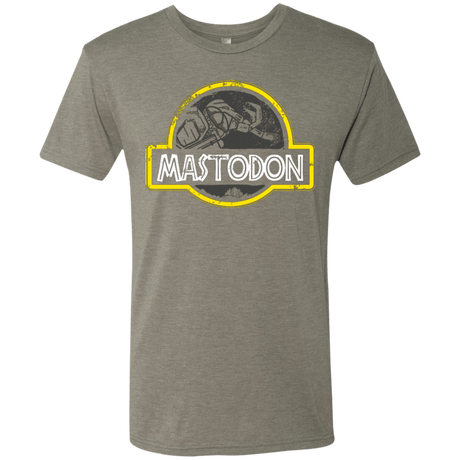 T-Shirts Venetian Grey / Small Jurassic Power Black Men's Triblend T-Shirt