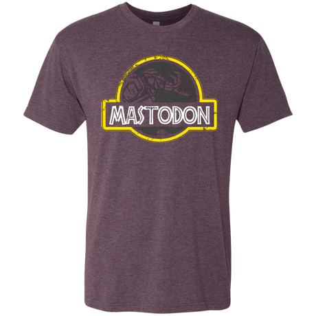 T-Shirts Vintage Purple / Small Jurassic Power Black Men's Triblend T-Shirt