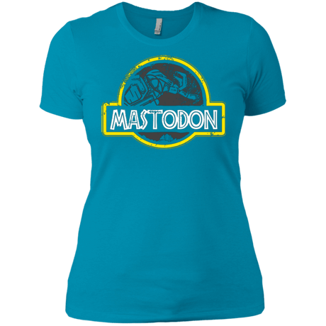 T-Shirts Turquoise / X-Small Jurassic Power Black Women's Premium T-Shirt