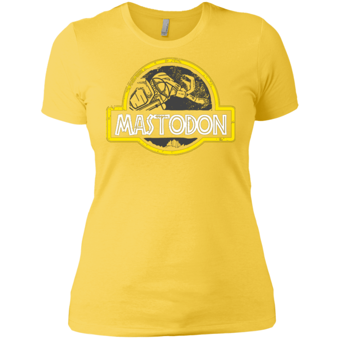 T-Shirts Vibrant Yellow / X-Small Jurassic Power Black Women's Premium T-Shirt