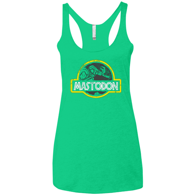 T-Shirts Envy / X-Small Jurassic Power Black Women's Triblend Racerback Tank