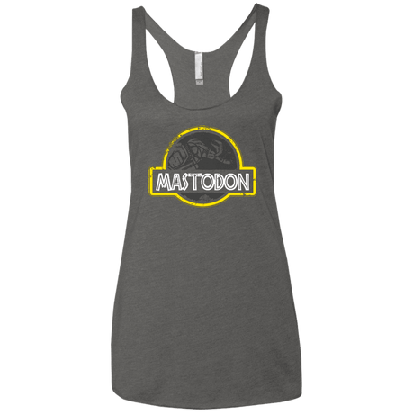 T-Shirts Premium Heather / X-Small Jurassic Power Black Women's Triblend Racerback Tank