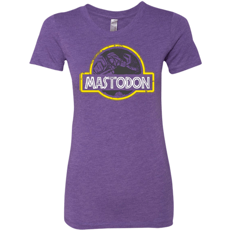 T-Shirts Purple Rush / Small Jurassic Power Black Women's Triblend T-Shirt