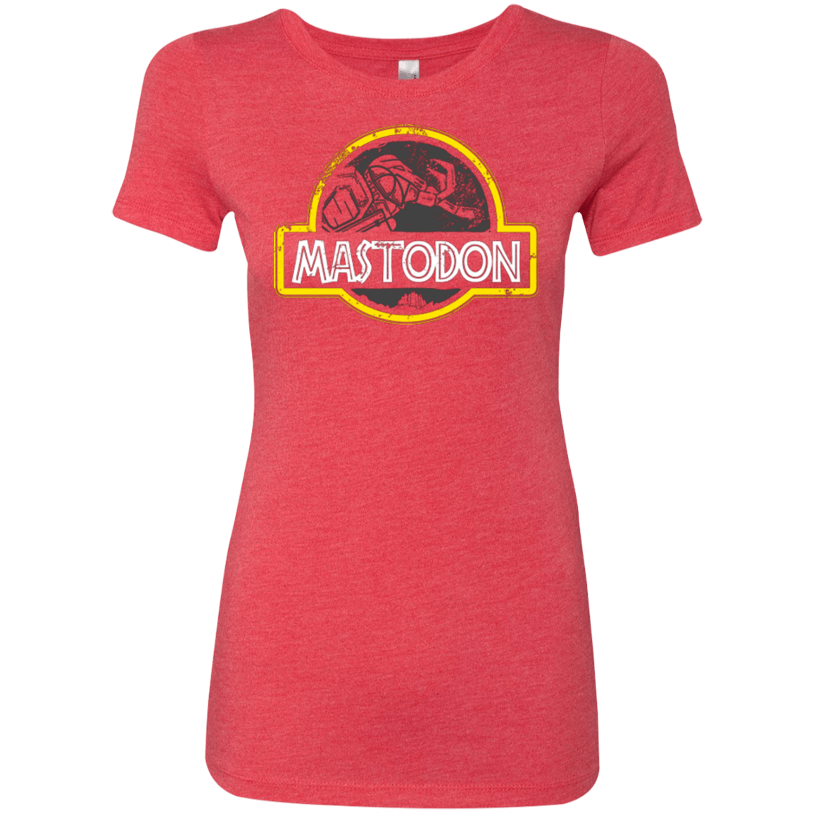 T-Shirts Vintage Red / Small Jurassic Power Black Women's Triblend T-Shirt