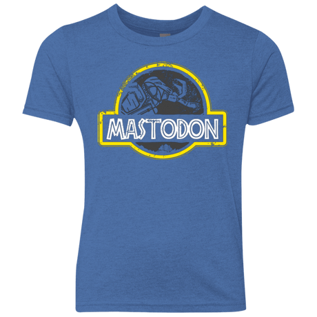 T-Shirts Vintage Royal / YXS Jurassic Power Black Youth Triblend T-Shirt