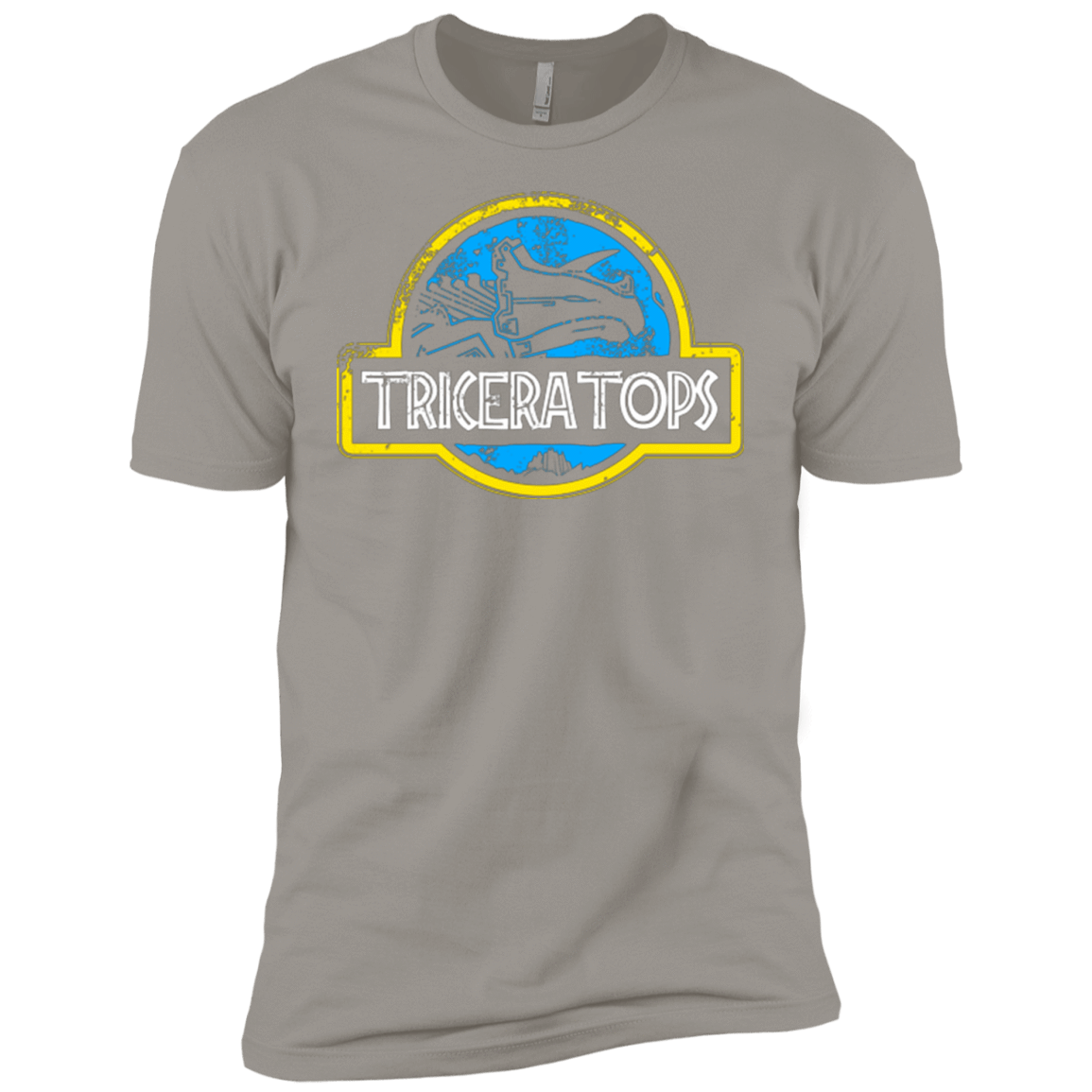 T-Shirts Light Grey / YXS Jurassic Power Blue Boys Premium T-Shirt