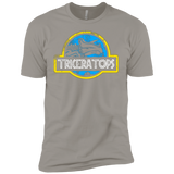 T-Shirts Light Grey / YXS Jurassic Power Blue Boys Premium T-Shirt