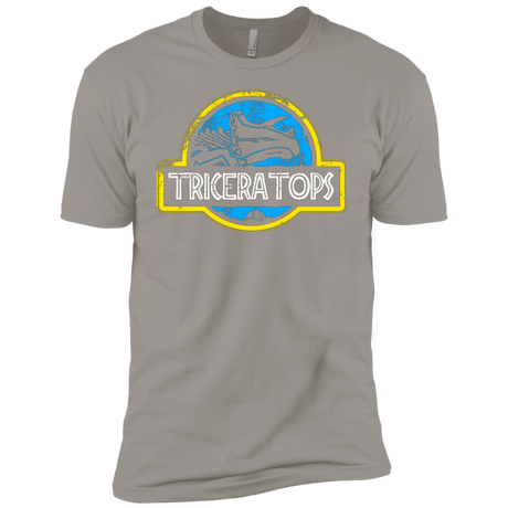 T-Shirts Light Grey / YXS Jurassic Power Blue Boys Premium T-Shirt