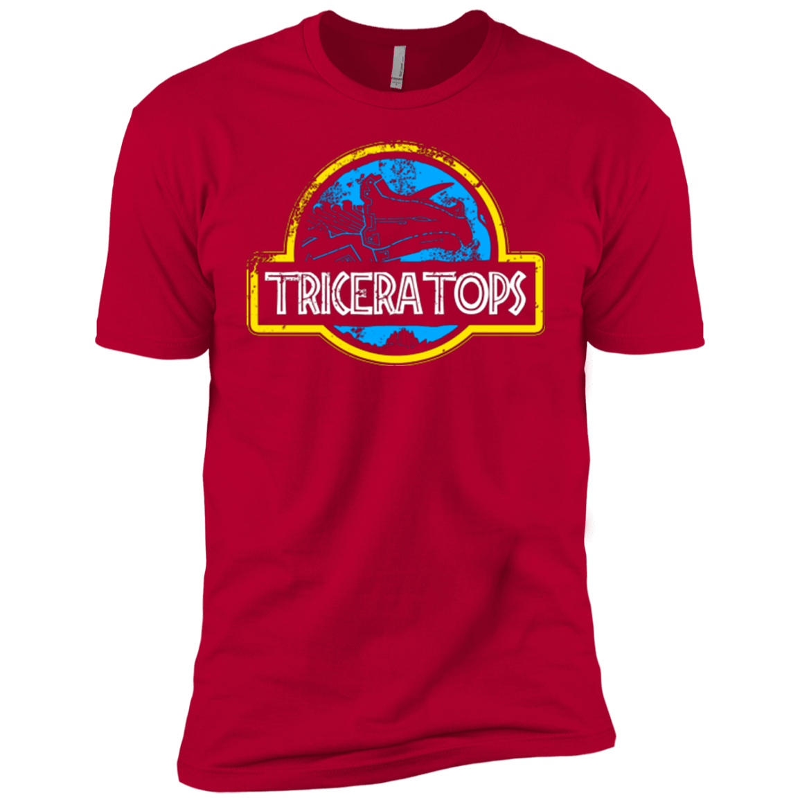 T-Shirts Red / YXS Jurassic Power Blue Boys Premium T-Shirt
