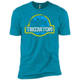 T-Shirts Turquoise / YXS Jurassic Power Blue Boys Premium T-Shirt