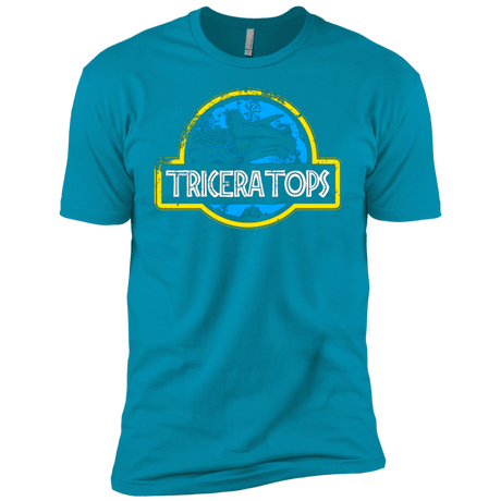 T-Shirts Turquoise / YXS Jurassic Power Blue Boys Premium T-Shirt