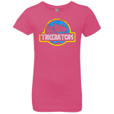 T-Shirts Hot Pink / YXS Jurassic Power Blue Girls Premium T-Shirt