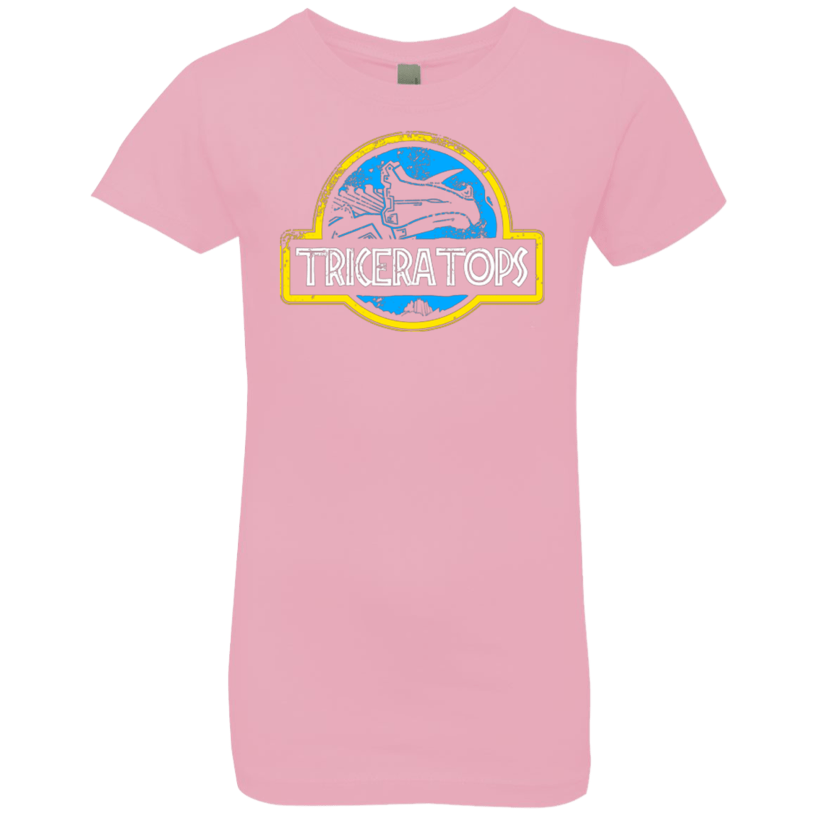 T-Shirts Light Pink / YXS Jurassic Power Blue Girls Premium T-Shirt