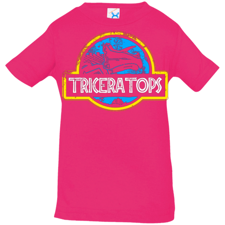 T-Shirts Hot Pink / 6 Months Jurassic Power Blue Infant Premium T-Shirt