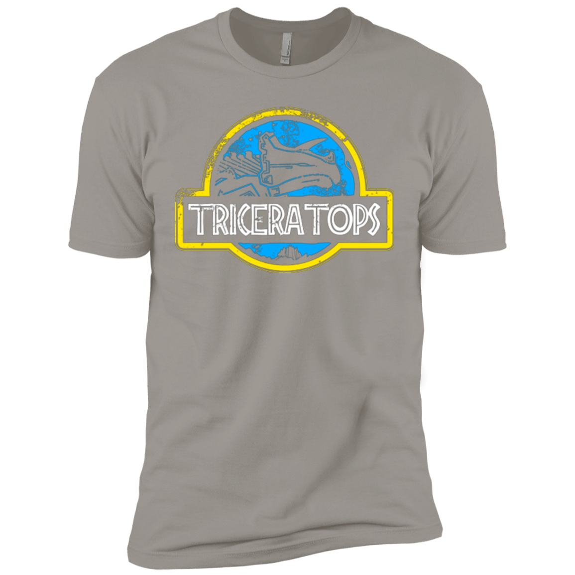T-Shirts Light Grey / X-Small Jurassic Power Blue Men's Premium T-Shirt