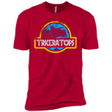 T-Shirts Red / X-Small Jurassic Power Blue Men's Premium T-Shirt