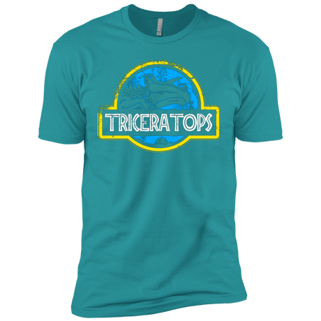 T-Shirts Tahiti Blue / X-Small Jurassic Power Blue Men's Premium T-Shirt