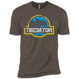 T-Shirts Warm Grey / X-Small Jurassic Power Blue Men's Premium T-Shirt