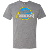 T-Shirts Premium Heather / Small Jurassic Power Blue Men's Triblend T-Shirt