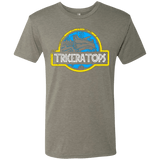 T-Shirts Venetian Grey / Small Jurassic Power Blue Men's Triblend T-Shirt