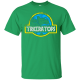 T-Shirts Irish Green / Small Jurassic Power Blue T-Shirt