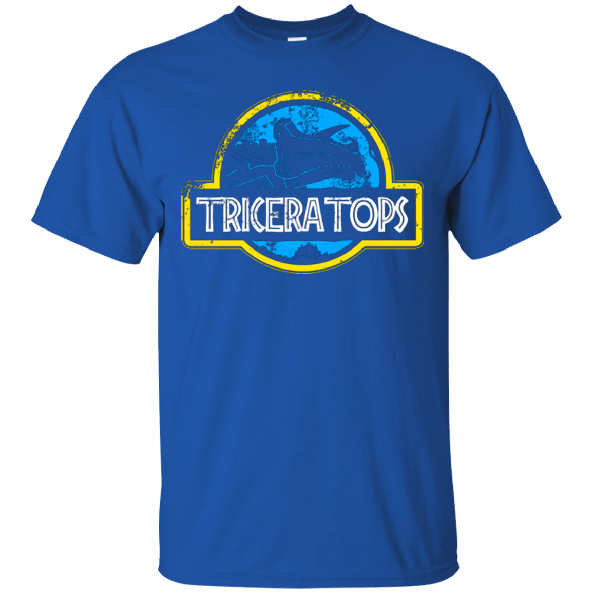 T-Shirts Royal / Small Jurassic Power Blue T-Shirt