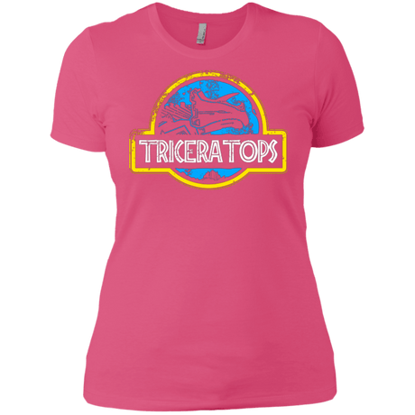 T-Shirts Hot Pink / X-Small Jurassic Power Blue Women's Premium T-Shirt