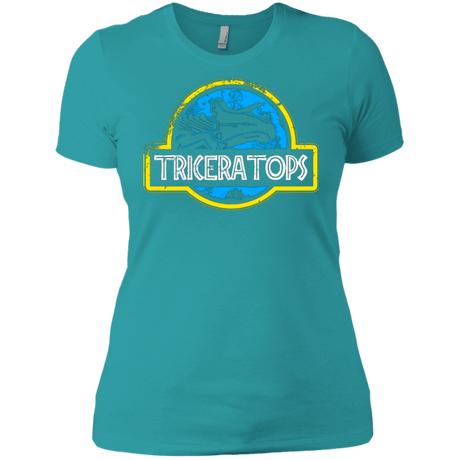 T-Shirts Tahiti Blue / X-Small Jurassic Power Blue Women's Premium T-Shirt