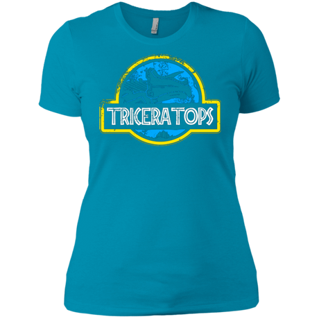 T-Shirts Turquoise / X-Small Jurassic Power Blue Women's Premium T-Shirt