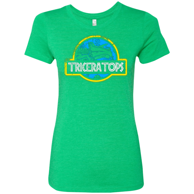 T-Shirts Envy / Small Jurassic Power Blue Women's Triblend T-Shirt