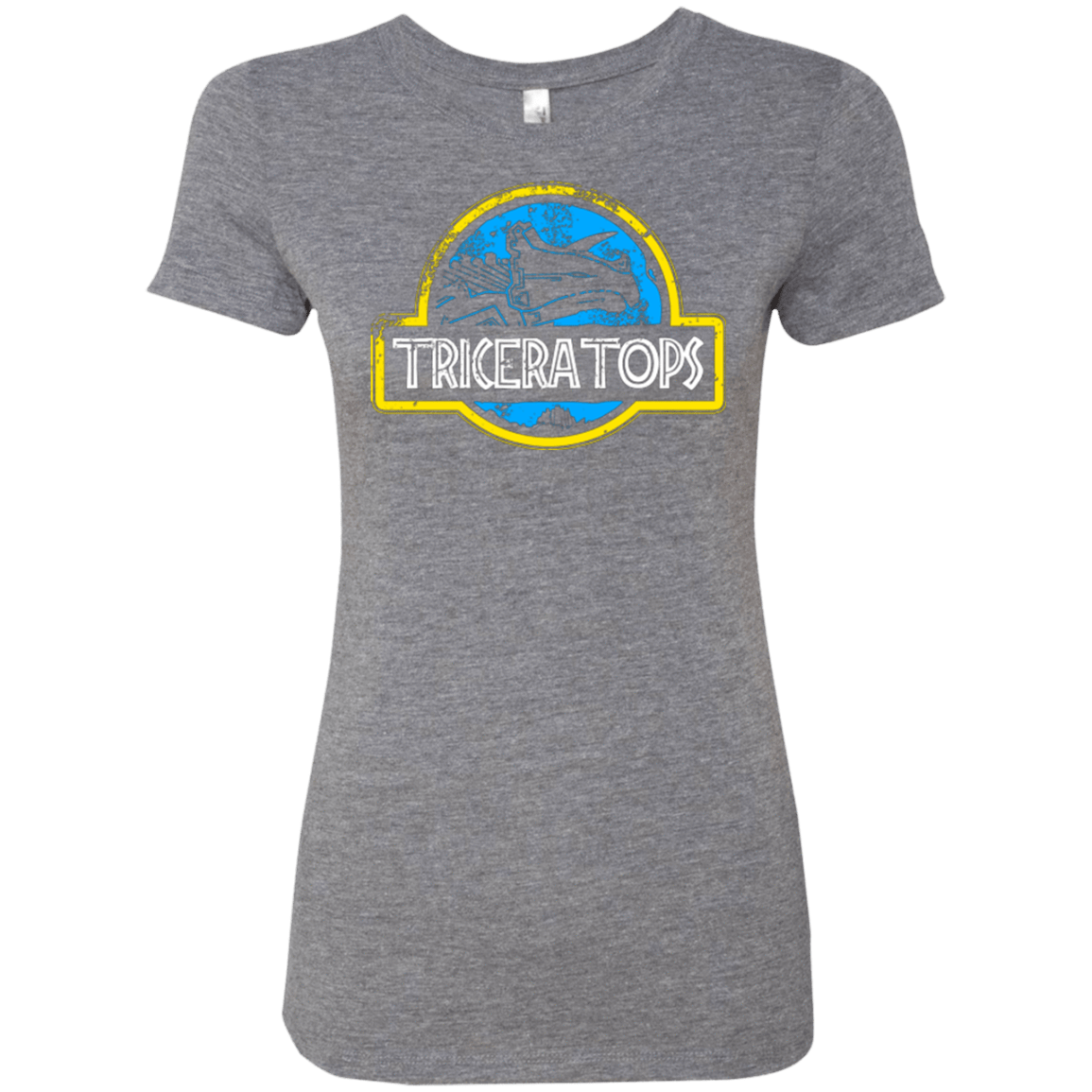 T-Shirts Premium Heather / Small Jurassic Power Blue Women's Triblend T-Shirt