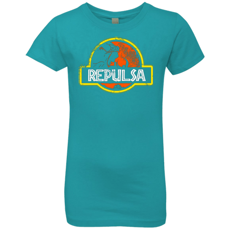 T-Shirts Tahiti Blue / YXS Jurassic Power Evil Girls Premium T-Shirt