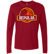 T-Shirts Cardinal / Small Jurassic Power Evil Men's Premium Long Sleeve